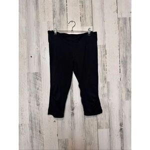 Avia Sport Black Capri Leggings Women’s Size L Athletic Workout Yoga Pants
